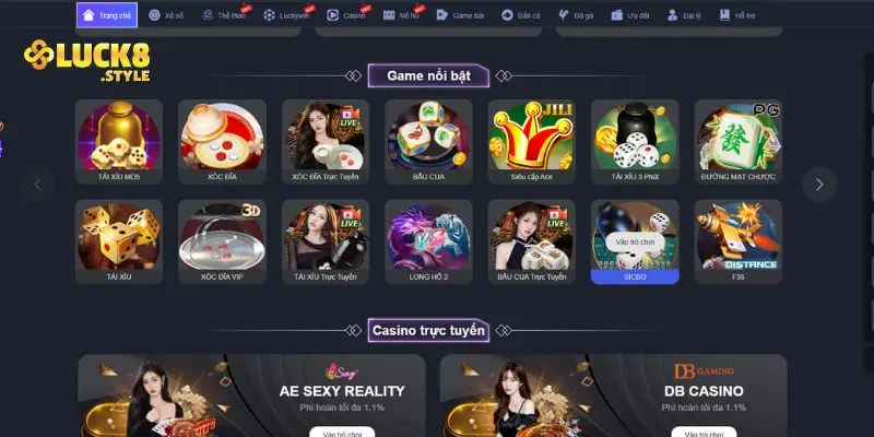 Những ưu điểm làm nên tên tuổi của nhà cái Luck8